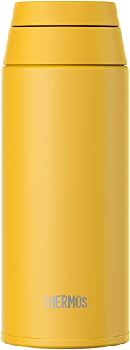 Thermos Joo-500 Y Water Bottle, Vacuum Insulated Travel Mug, Carrying Loop, 16.9 Fl Oz (500 Ml), Yellow #TOP2