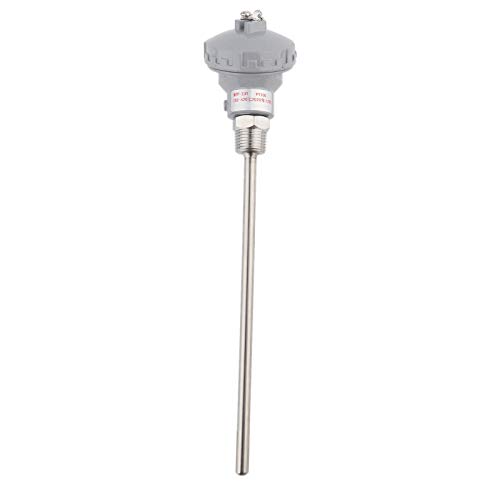 PT100 Temperature Probe,PT100 Temperature Sensor Probe, Thermocouple Terminal Heads, Temperature Sensor for Controllers 1/2