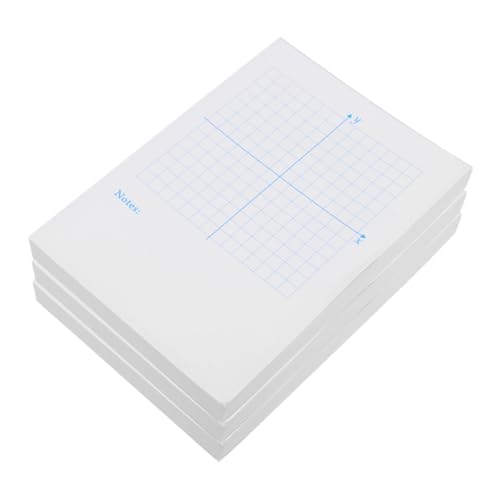 Housoutil 3個 軸 座標 シート エンジニアリング グラフ 紙 パッド カドリー