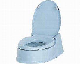 Amazon | アロン化成 安寿 サニタリエースHG両用式 ライトブルー | 安