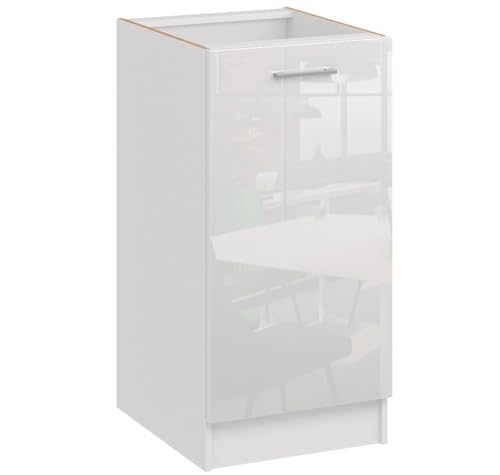 roe furniture Küchenunterschrank 45 cm Breite – Küchenschrank für Aufbewahrung – 45×82×44 cm – schmaler Unterschrank aus Holzwerkstoff, melaminbeschichtet roe furniture Küchenunterschrank 45 cm Breite – Küchenschrank für Aufbewahrung – 45×82×44 cm – schmaler Unterschrank aus Holzwerkstoff, melaminbeschichtet