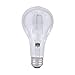 LEDVANCE Sylvania Incandescent 200W A21 Utility Light Bulb, 3880 Lumens, 2850K, Medium Base, Clear, Soft White - 1 Pack (15476)