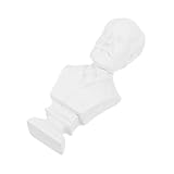 Accessoire multifonctionnel : adapté à la photographie, à l'exposition comme , cette sculpture polyvalente ajoute de l'élégance et de la sophistication à n'importe quel décor, statue de tête en résine, statue de buste de musicien en résine