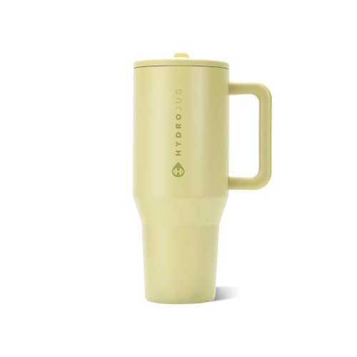 Image of HydroJug Traveler 40oz, Insulated Tumbler with Handle & Straw, Olive