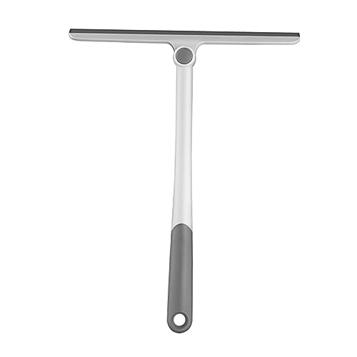 TOVINANNA 1Pc Multifunctional Glass Window Squeegee for Home Automotive Use Ergonomic Handle Durable Design Wet Dry Dual Function for Bathroom Living