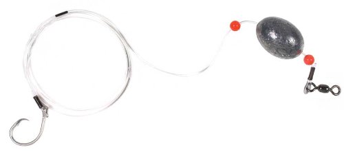 Sea Striker SRCH4 10/0 Circle HookSnapper Grouper Rig, 4-Ounce