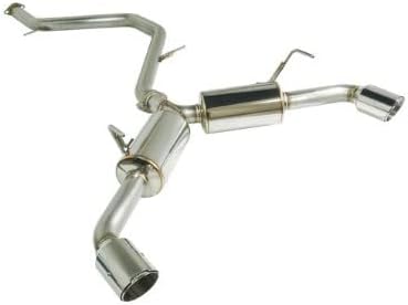 Remark Catback Exhaust Compatible with 2018-2019 Toyota C-HR Stainless Steel Tip Cover