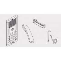 tegui 004207 Conj. Capsula Plaque avec cables de rechange interphone