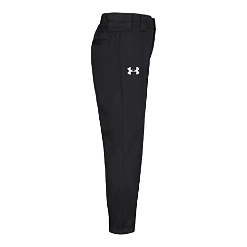 Under Armour Boys' Pre-School UA Baseball Pants 7 Black