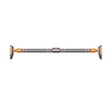 ★ 【Amplia aplicación】: puede usar esta barra para varios ejercicios, como dominadas, dominadas, piernas colgantes, abdominales, abdominales y otros ejercicios. Esta barra horizontal multifuncional es imprescindible para los equipos de fitness domésticos.