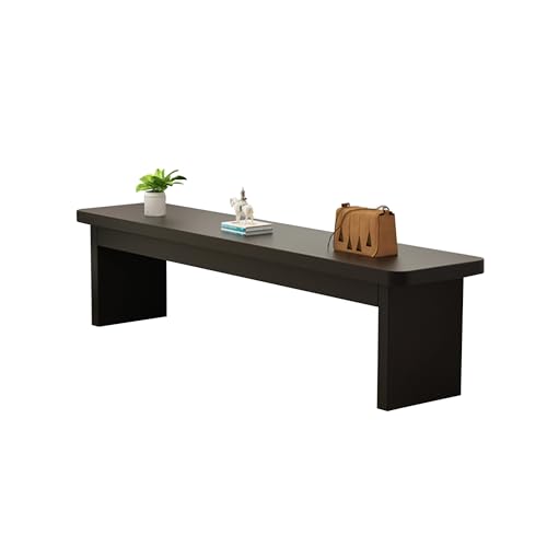 Banco de Entrada de Estilo rústico, Banco de Madera para Mesa de Comedor, Banco de Extremo de Cama para Dormitorio, Muebles de Entrada, Banco de Cocina Estrecho para Sala de Estar, Pasillo,