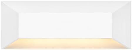 Hinkley Nuvi Large Horizontal Rectangular Deck Sconce, Vinyl Alloy, Integrated LED, ADA, Mounts Flush, Bronze Finish