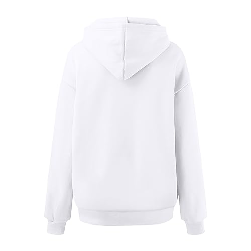 Sudadera con capucha de mujer en algodón liso premium de tacto suave y corte moderno para invierno 4