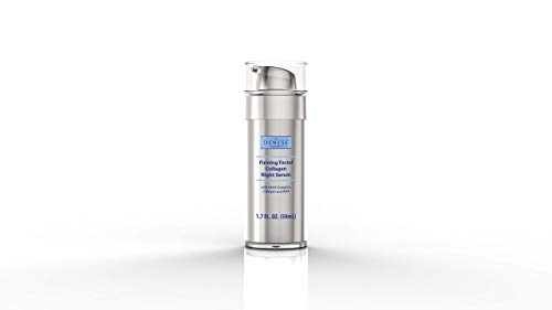 Dr. Denese SkinScience Firming Facial Collagen Night Serum Increased Elasticity, Tone, Tightness with Hyaluronic Acid, Glycolic Acid, Squalene & Botanical Extracts - Paraben-Free, Cruelty-Free - 3.4oz