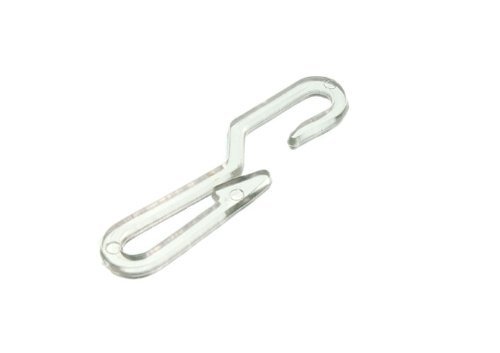 Crochet rideau rufflette DP44SN pour des plis parfaits en acier
