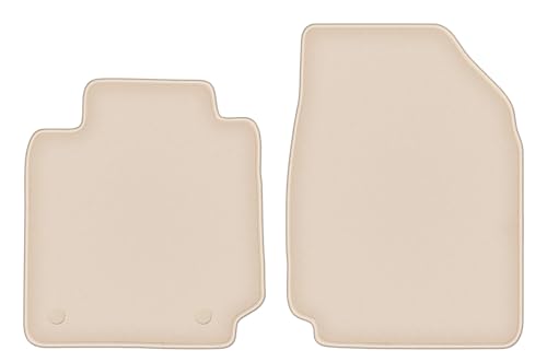 Tapis de voiture avant en velours pour Nissan Micra K12 hayon 2002-2010