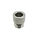 WEISUYUUS Stainless Steel Drill Bushings M14x1.5 Coarse Thread with Anti Slip Knurling for Industrial Projects 3mm-10mm Option