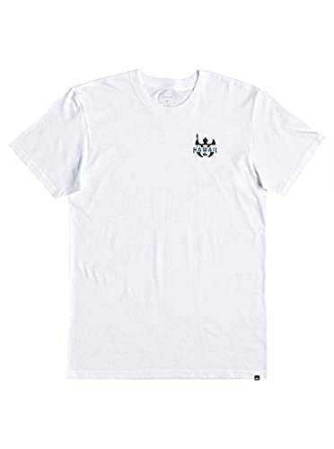 T-Shirt Quiksilver HI Protector Blanc Protéger Peau Soleil XXL
