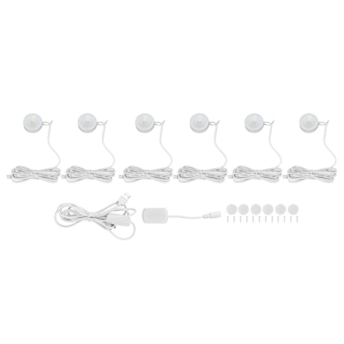 Foco LED de aluminio ultradelgado de 37 mm con regulación para armarios 6