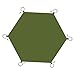 Zxpjkyu Waterproof Tent Footprint Camping Tarp Multipurpose Picnic Blanket Tent Floor Saver for Camping Gear Hiking Backpacking Trips, No Tent Stakes