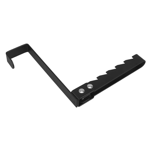 ERINGOGO 高マンガン鋼製折りたたみドアハンガー 衣類収納多機能フック 省スペース設計 耐荷重強化 オーバードアコート掛け 玄関 室内向け