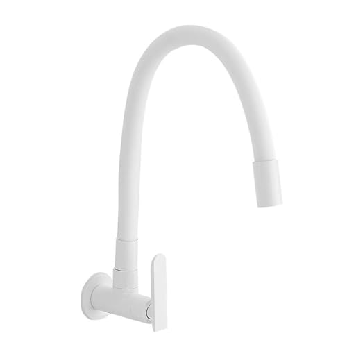 Grifo de agua fría de pared monomando latón para fregaderos cocina