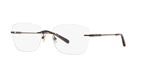 Image of Brooks Brothers Men's Bb1107t Titanium Rectangular Prescription Eyewear Frames