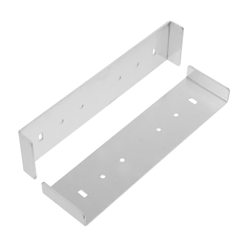 TOBBOMEY 2pcs Mailbox Fixed Bracket Mailbox Surface Mount Base Bracket for Installation Wooden Floor Suitable for Outdoor Wall Mount Use Magnetic Door Catch