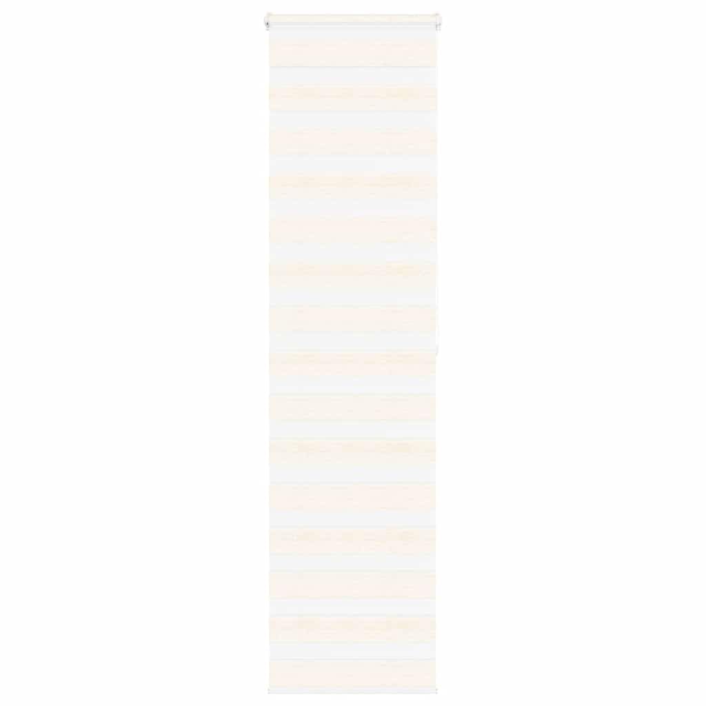 vidaXL Zebra Blind Marble Beige 65x200 cm Fabric Width 60.9 cm Polyester, zebra roller blind, dual roller blind, zebra blind for window