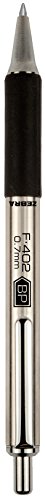 Zebra Pen F-402 Retractable Ballpoint Pen, Stainless Steel Barrel, Fine Point, 0.7Mm, Black Ink, 2-Pack #TOP1