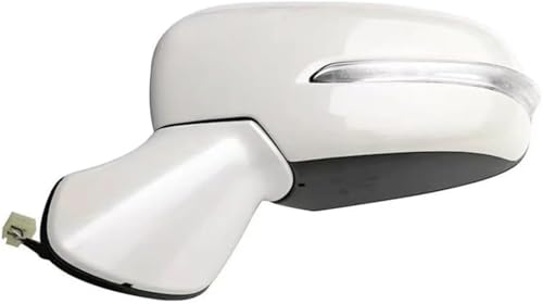 サイドミラーカバー と互換性のあるスズキ S-Cross用 SX4 2014 2015用 オートアウトサイドドアバックミラーアセンブリ(6pins left,White)