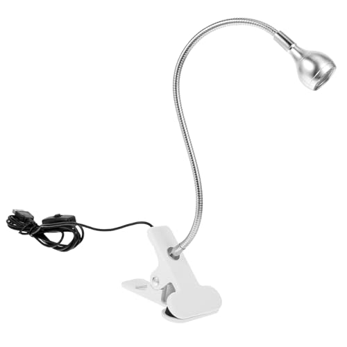 Ciieeo Máquina de Secado para Manicura Luz UV Ajustable 4 Niveles, Lámpara de Curado LED Plata, Herramienta Portátil para Gel Uñas y Reparación Clip para Escritorio