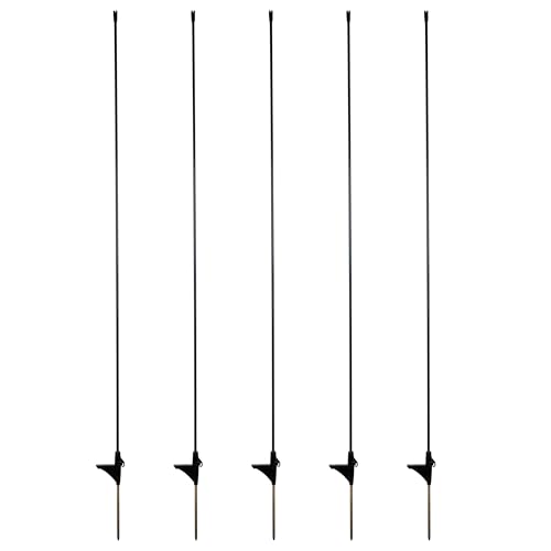 horizont Ersatzpfahl für Begrenzungszaun 120 cm über dem Boden, 140 cm Gesamtlänge, 5 Stück, Fiberglaspfähle mit Einzelspitze, schwarz – Zusatzpfähle, Weidezaunpfähle, Zaunstangen horizont Ersatzpfahl für Begrenzungszaun 120 cm über dem Boden, 140 cm Gesamtlänge, 5 Stück, Fiberglaspfähle mit Einzelspitze, schwarz – Zusatzpfähle, Weidezaunpfähle, Zaunstangen