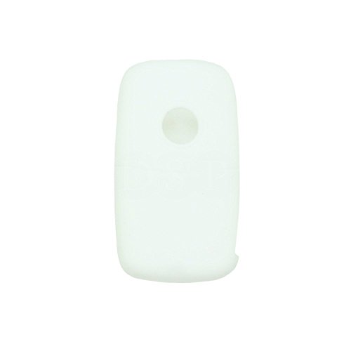 Happyit Silicone Car Key Cover Case for Volkswagen VW Polo Passat B5 Golf 4 5 6 Jetta Mk6 Tiguan Gol CrossFox Plus Eos Scirocco Beetle (White) - Image 4