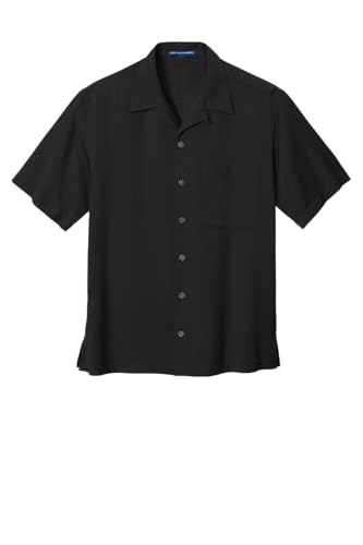 Port Authority Men's Easy Care Short Sleeve Button-Down Camp Shirt4
