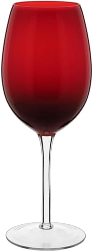 JG 2PÇ TAÇAS VINHO HOME&CO OPUS VIDRO 480ml 22x8x8cm VERMELHO