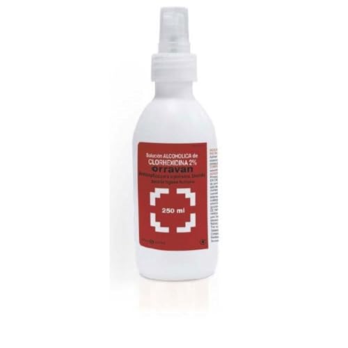 Solución alcoholica de clorhexidina 2% 250 ml