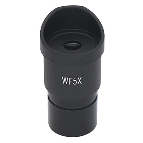 Microscope Stereo Microscope Eyepiece WF5X WF10X WF15X WF20X Optical Lens, Mounting Diameter 30mm Or 30.5mm with Rubber Eye Cups(WF5X-20-30.5mm)