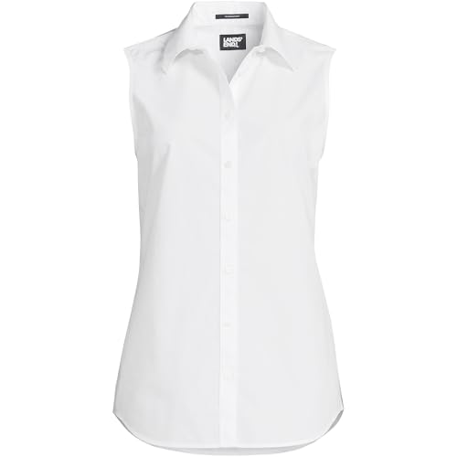 Lands' End Women's Sleeveless No Iron Shirt3