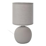 Coloris : Taupe Paris Prix Lampe à Poser en Céramique Loraine 25cm Taupe