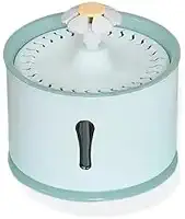 Bebedouro Fonte de Água para Pets Automático, Dispensador Silencioso com Filtro, LED Indicador, Design Moderno em Branco, Ideal para Gatos