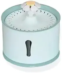 Bebedouro Fonte de Água para Pets Automático, Dispensador Silencioso com Filtro, LED Indicador, Design Moderno em Branco, Ideal para Gatos