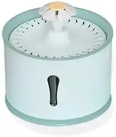 Bebedouro Fonte de Água para Pets Automático, Dispensador Silencioso com Filtro, LED Indicador, Design Moderno em Branco, Ideal para Gatos