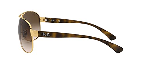 image for Ray-Ban Men's RB3386 Aviator Sunglasses, Gold/Brown Gradient Dark Brow