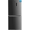 Frilec BONN-MD442-135-040FDI – Amerikaanse Koelkast – Dark Inox