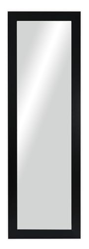 CHELY INTERMARKET Espejo de Pared 35x100cm Marco Exterior 46x111cm MOD-113 Negro Forma Rectangular