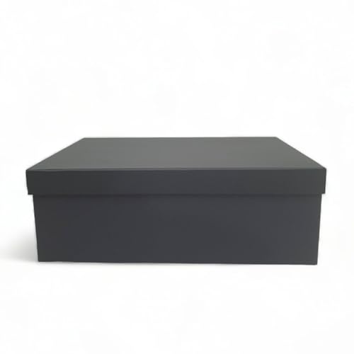 Caixa de Presente 30x30x10 Cartonada Preta Aniversario Casamento Bodas Eventos Corporativos Cafe da