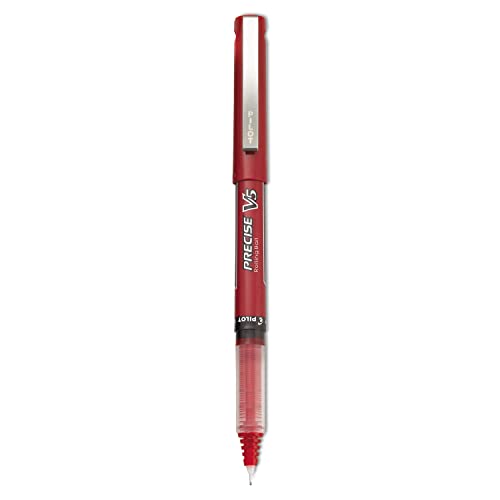 Pilot Precise V5 Roller Pen 12 unidades tinta roja