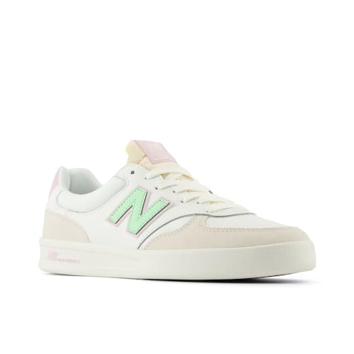 New Balance New Balance Men's 300 V3 Court Sneaker, Linen/Sea Salt/Mid Century Pink, 11