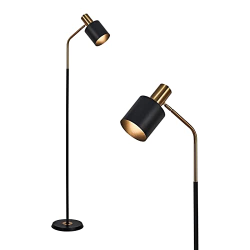 O'NEELDY Modern LED Industrial Floor Lamps for Living Room, 12W Home Floor Reading Lamp, 3-Way Dimmable Bedroom Corner Night Light, 360° Rotatable Lamp Shade, 63'' Tall - Bulb Included O'NEELDY Modern LED Industrial Floor Lamps for Living Room, 12W Home Floor Reading Lamp, 3-Way Dimmable Bedroom Corner Night Light, 360° Rotatable Lamp Shade, 63'' Tall - Bulb Included